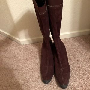 Anne Klein Sport brown sued like boots